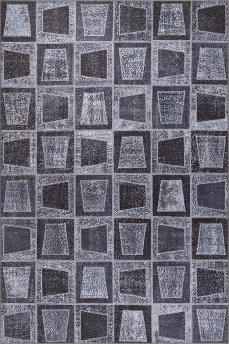 Conceptum Folk Chenille - Negro 75 x 150 cm